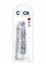 King Cock Clear - Dildo z przyssawką 22cm przezroczyste