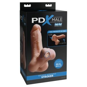 PDX Male - Masturbator otwór analny z penisem Reach Around cielisty