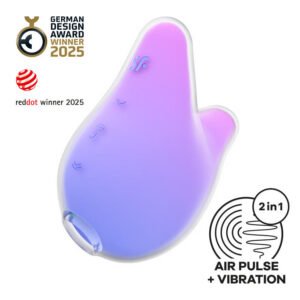 Stymulator łechtaczki ssąco-wibrujący Satisfyer Syrena liliowy róż