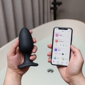 Korek analny Lovense Hush 2 silikonowy na aplikację, 57mm duży rozmiar, wodoodporny