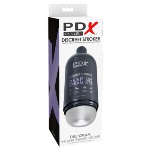 PDX Plus - Masturbator męski z przyssawką butelka pod prysznic Deep Cream
