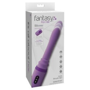 Fantasy For Her - Sex maszyna mini z przyssawką i podgrzewaniem, sterowana pilotem