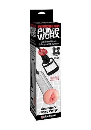Pump Worx - Pompka do penisa z miękką waginą dla początkujących Pussy Pump