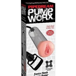 Pump Worx - Pompka do penisa z miękką waginą Fanta Flesh Pussy Pump