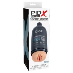 PDX Plus -  Masturbator męski z przyssawką butelka pod prysznic Deep Cream