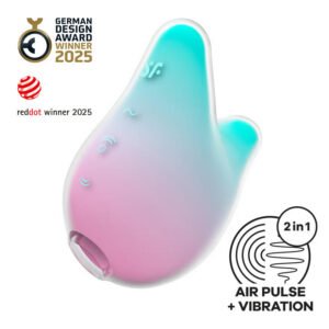Stymulator łechtaczki ssąco-wibrujący Satisfyer Syrena mietowy róż